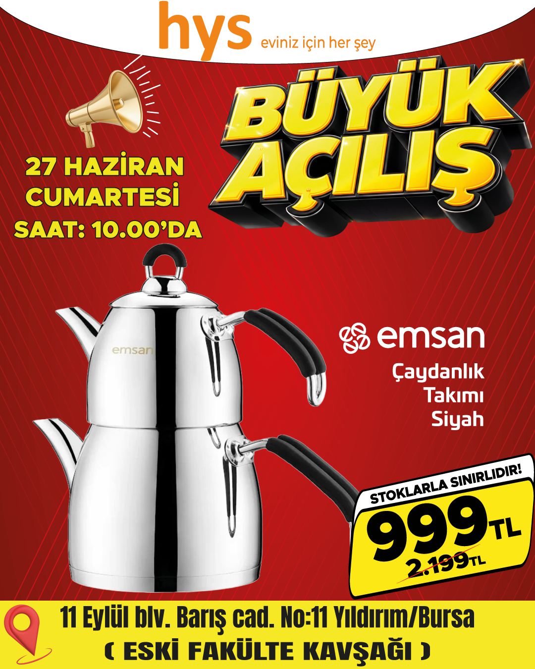 Emsan Çaydanlık Takımı