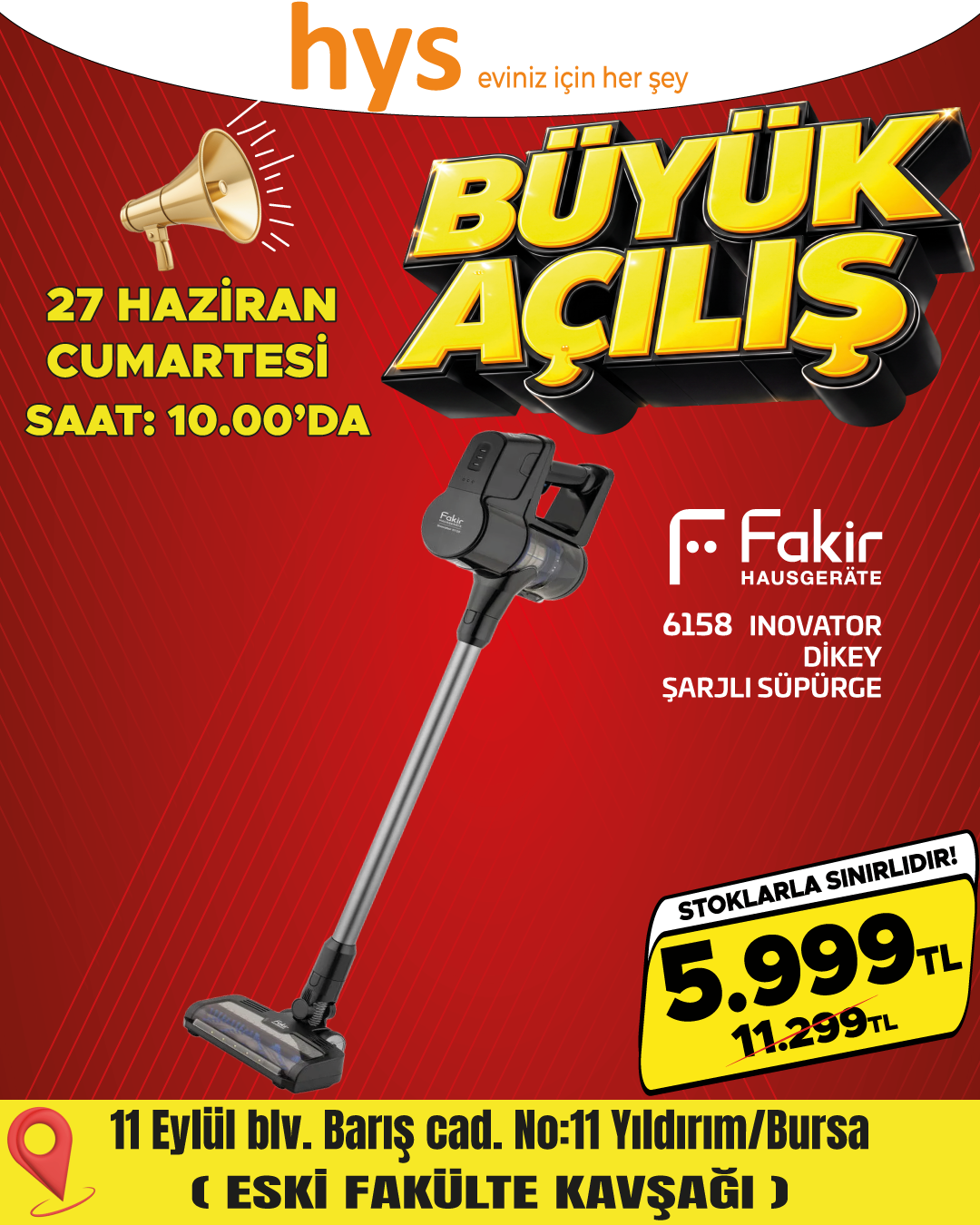 Fakir 6158 İnovator Şarjlı Süpürge Ürün ana görseli