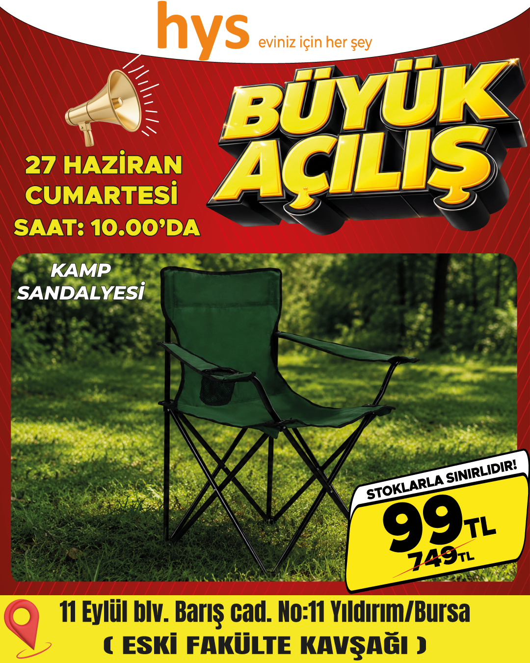 Kamp Sandalyesi 2 Ürün ana görseli