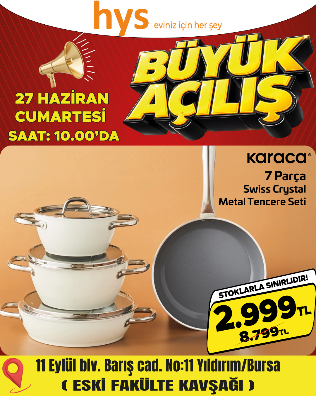 Karaca 7 Parça Swiss Crystal Metal Tencere Seti