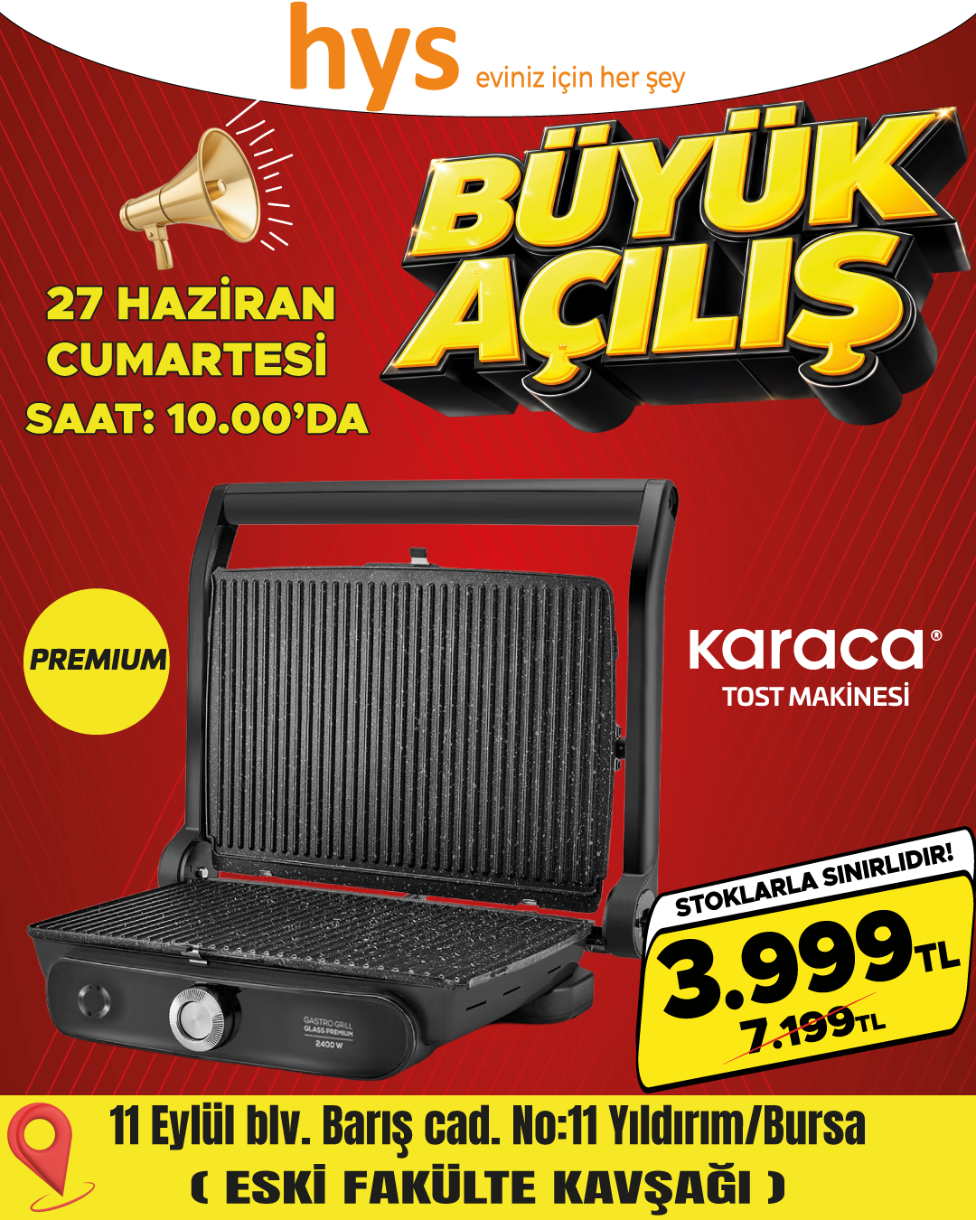 Karaca Tost Makinesi Ürün ana görseli