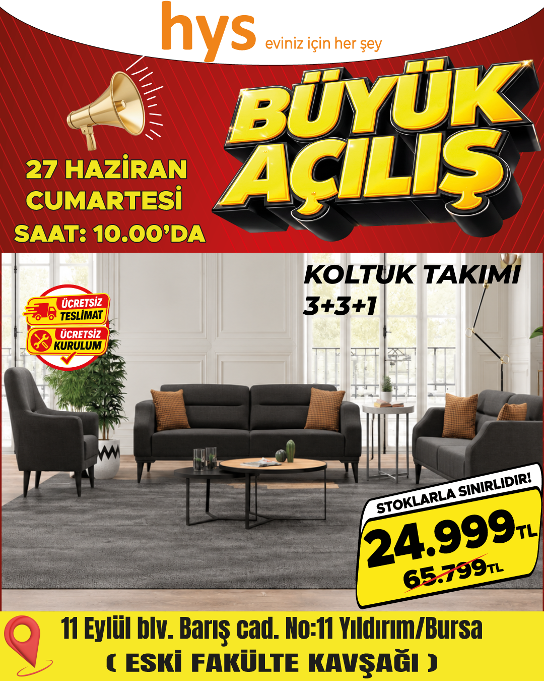 Koltuk Takımı 3-3-1 Ürün ana görseli
