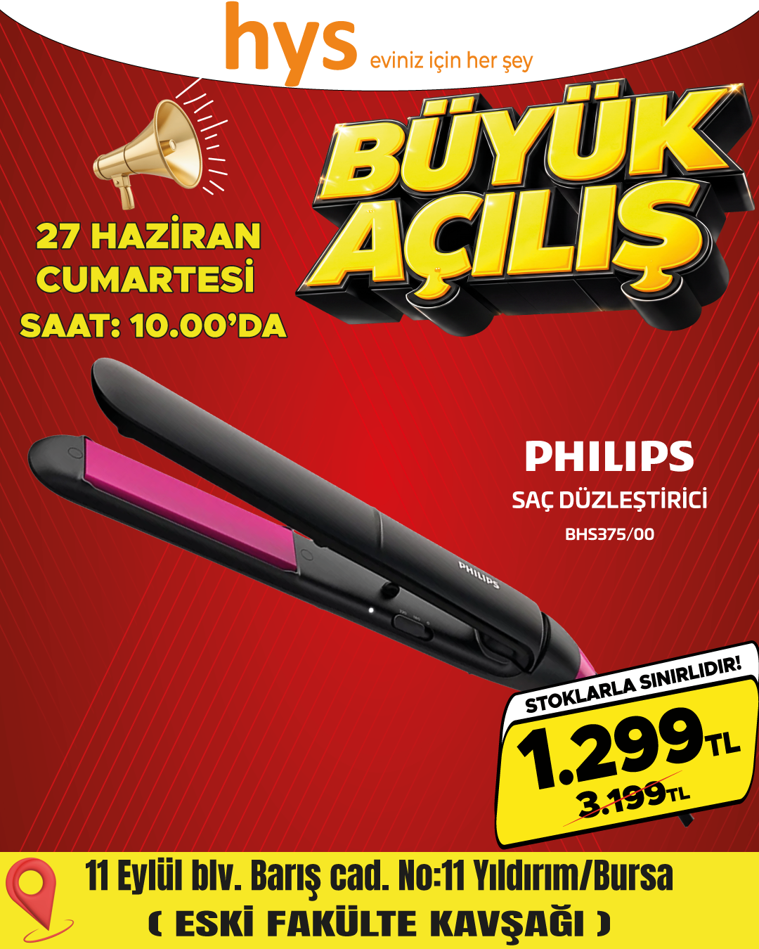 Philips BHS375 Saç Düzleştirici Ürün ana görseli