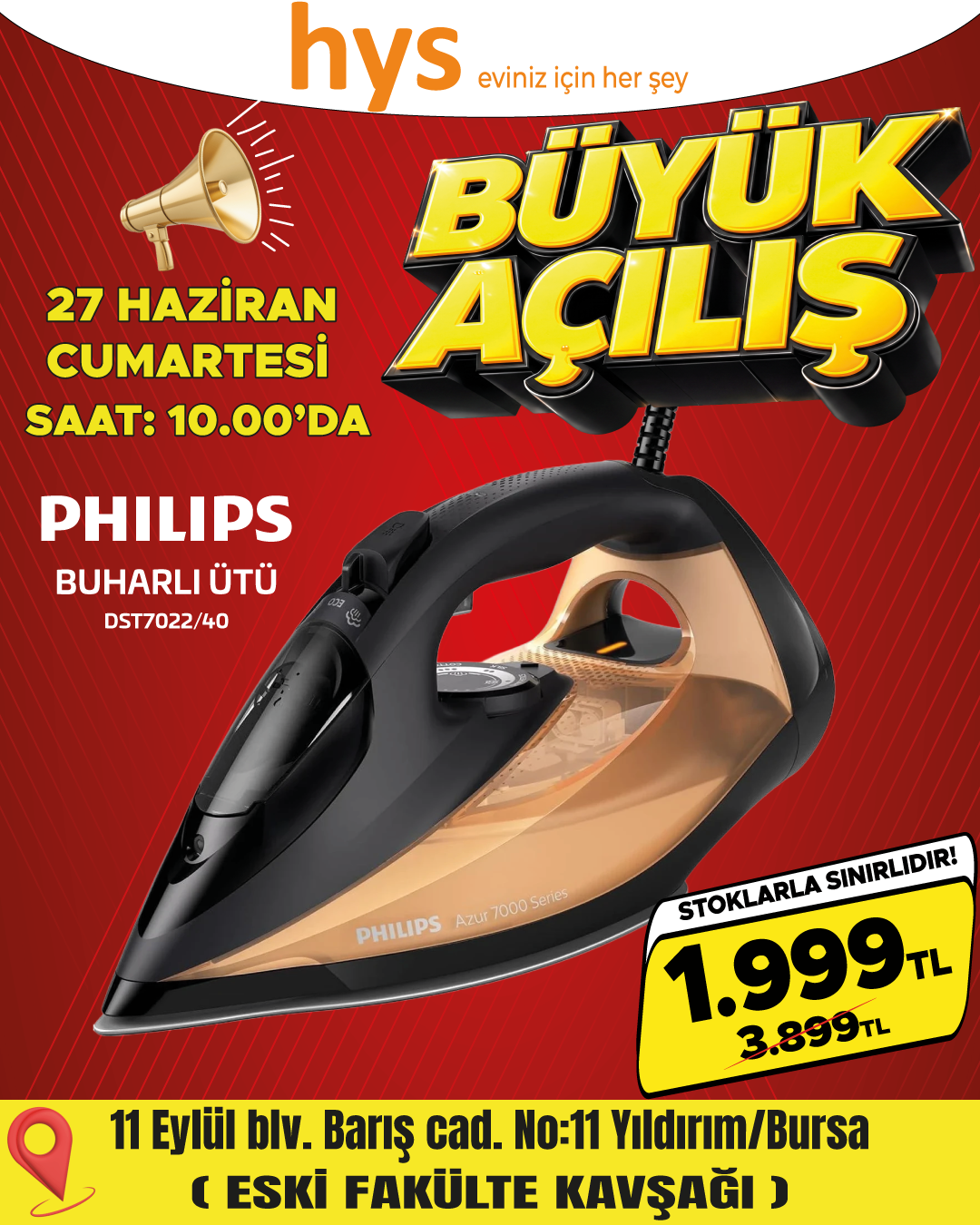 Philips Buharlı Ütü Ürün ana görseli