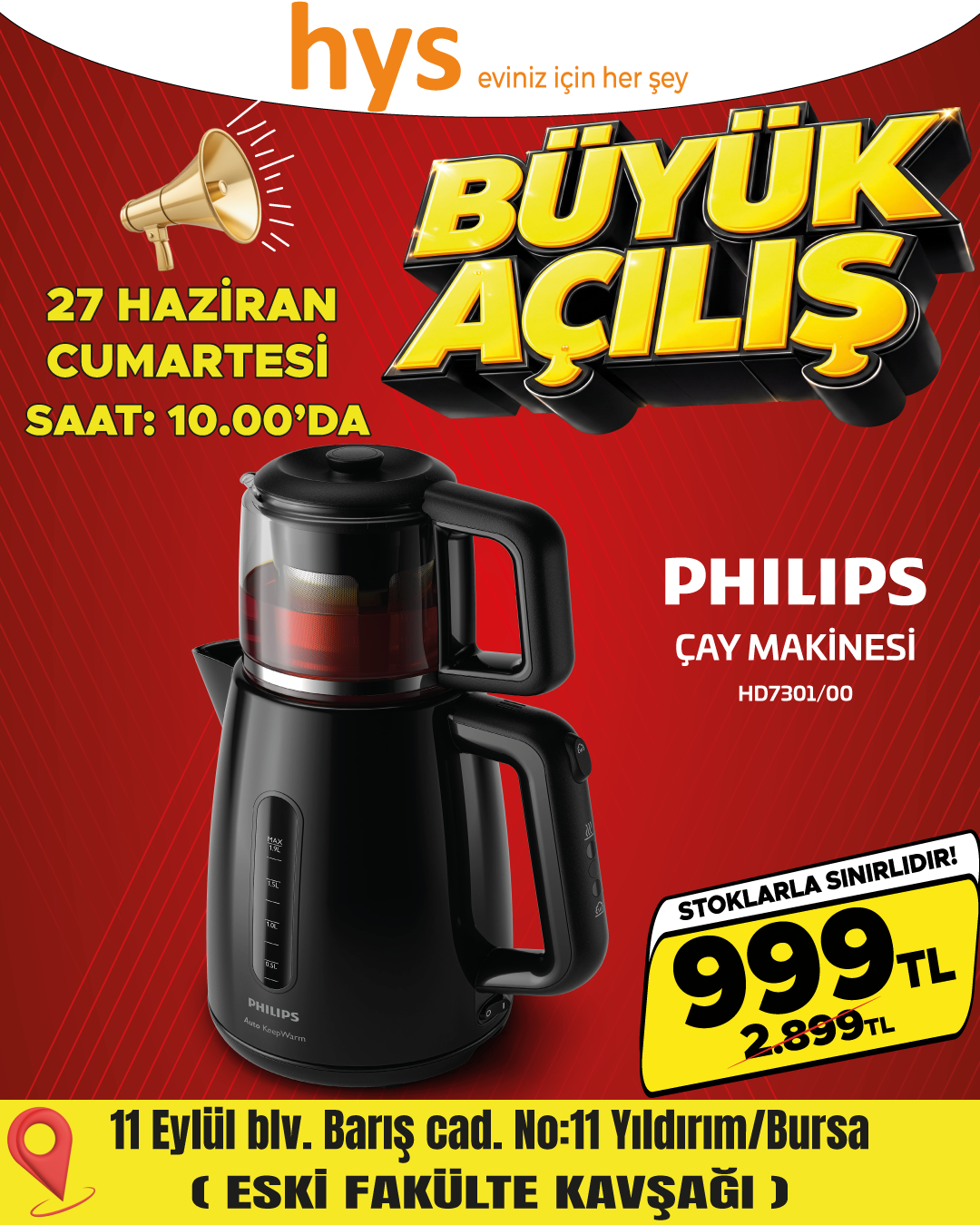 Philips Çay Makinesi Ürün ana görseli