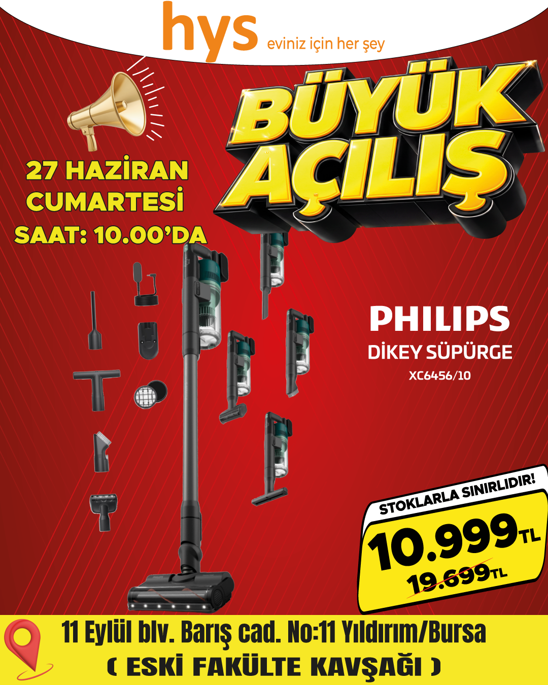 Philips Dikey Süpürge Ürün ana görseli