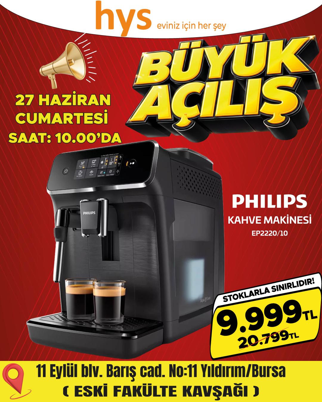 Philips EP2220/10 Kahve Makinesi Ürün ana görseli