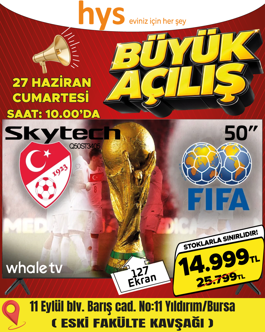 Skytech Q50ST3405 50 İnç TV