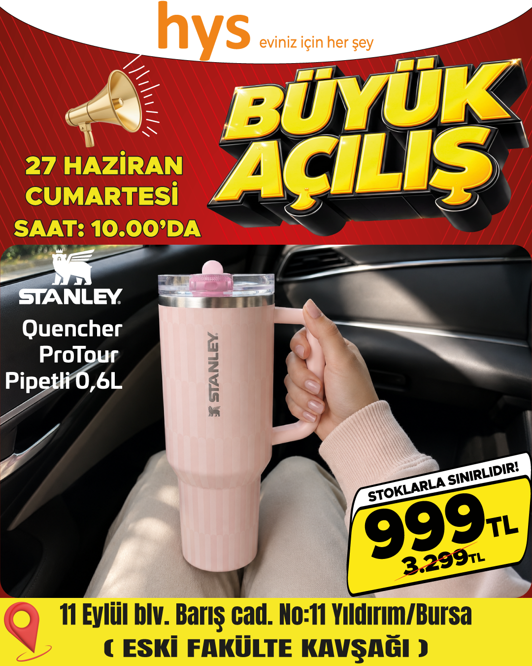 Stanley Quencher Protour Termos 0,6 L Ürün ana görseli