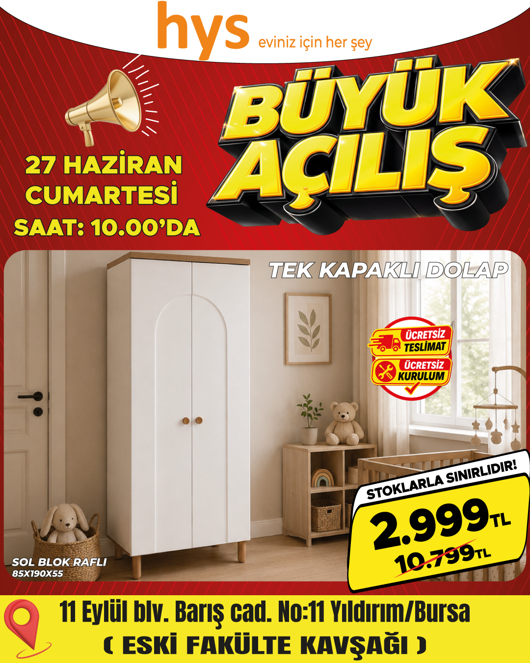 Tek Kapaklı Dolap 2 Ürün ana görseli