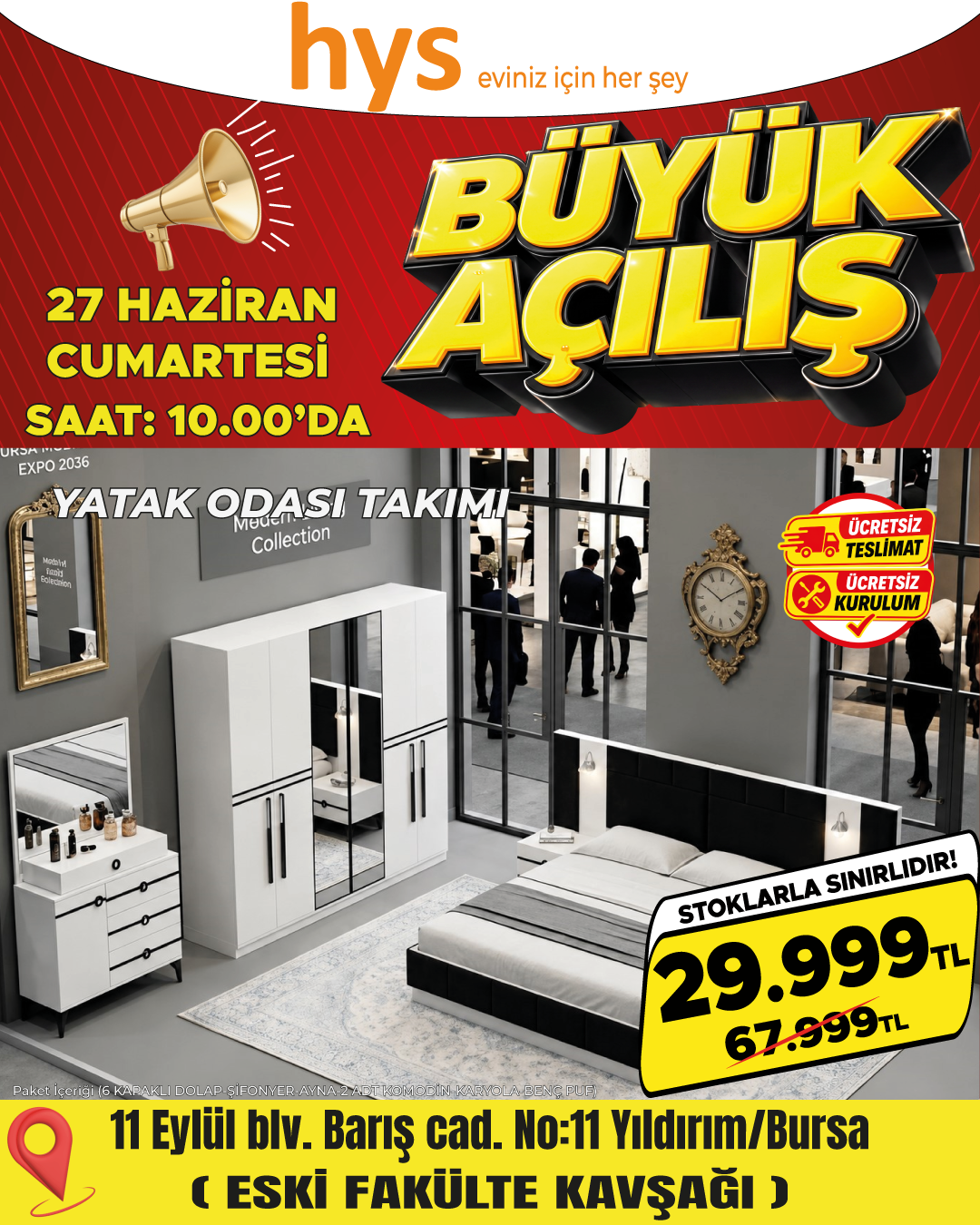 Yatak Odası Takımı Modern Collection
