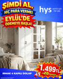 Irmak 4 Kapılı Dolap