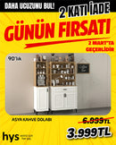 Asya Kahve Köşesi Şık Dolap