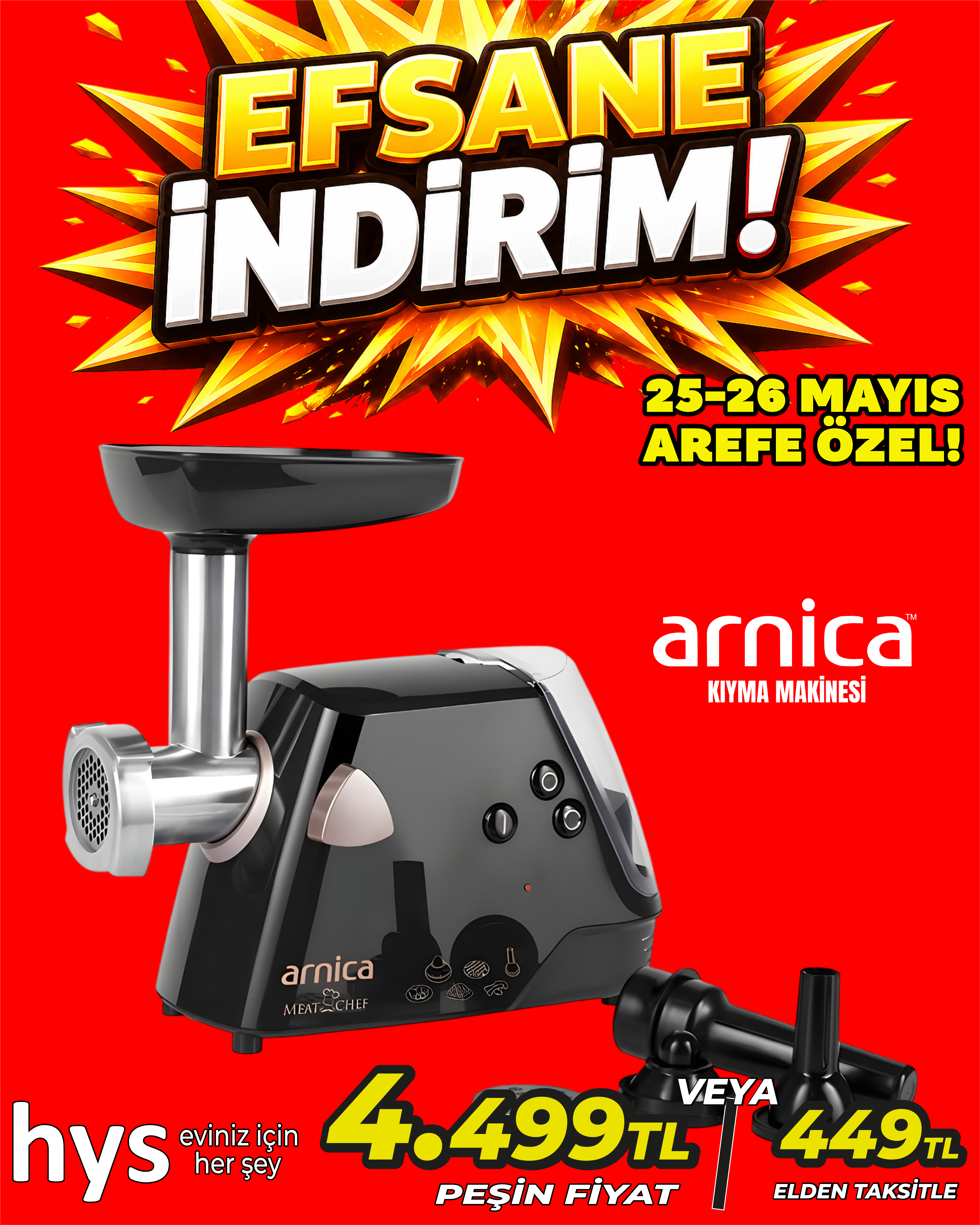 Arnica Kıyma Makinesi Ürün ana görseli