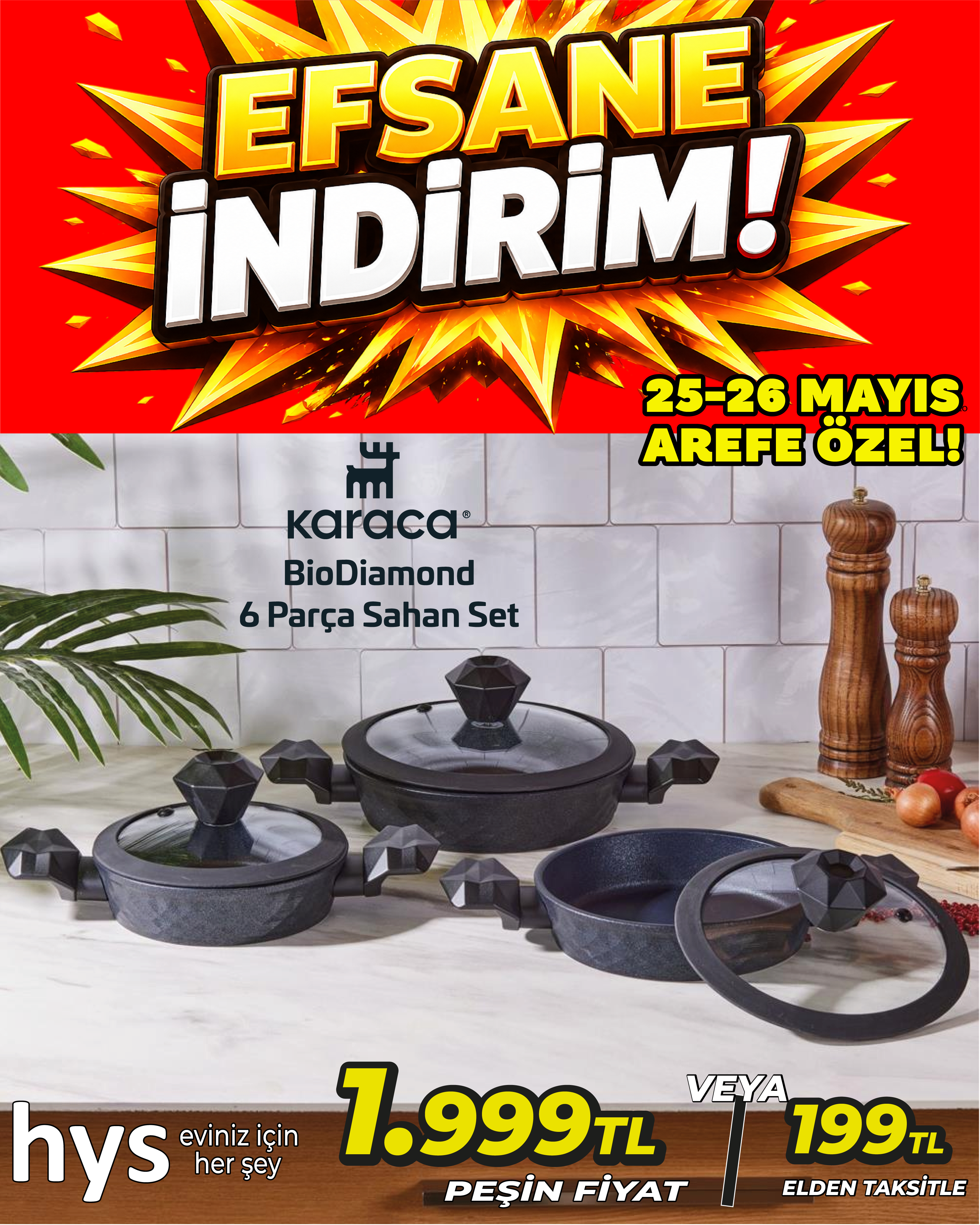 Karaca BioDiamond 6 Parça Sahan Seti Ürün ana görseli