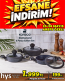 Karaca BioDiamond 6 Parça Sahan Seti
