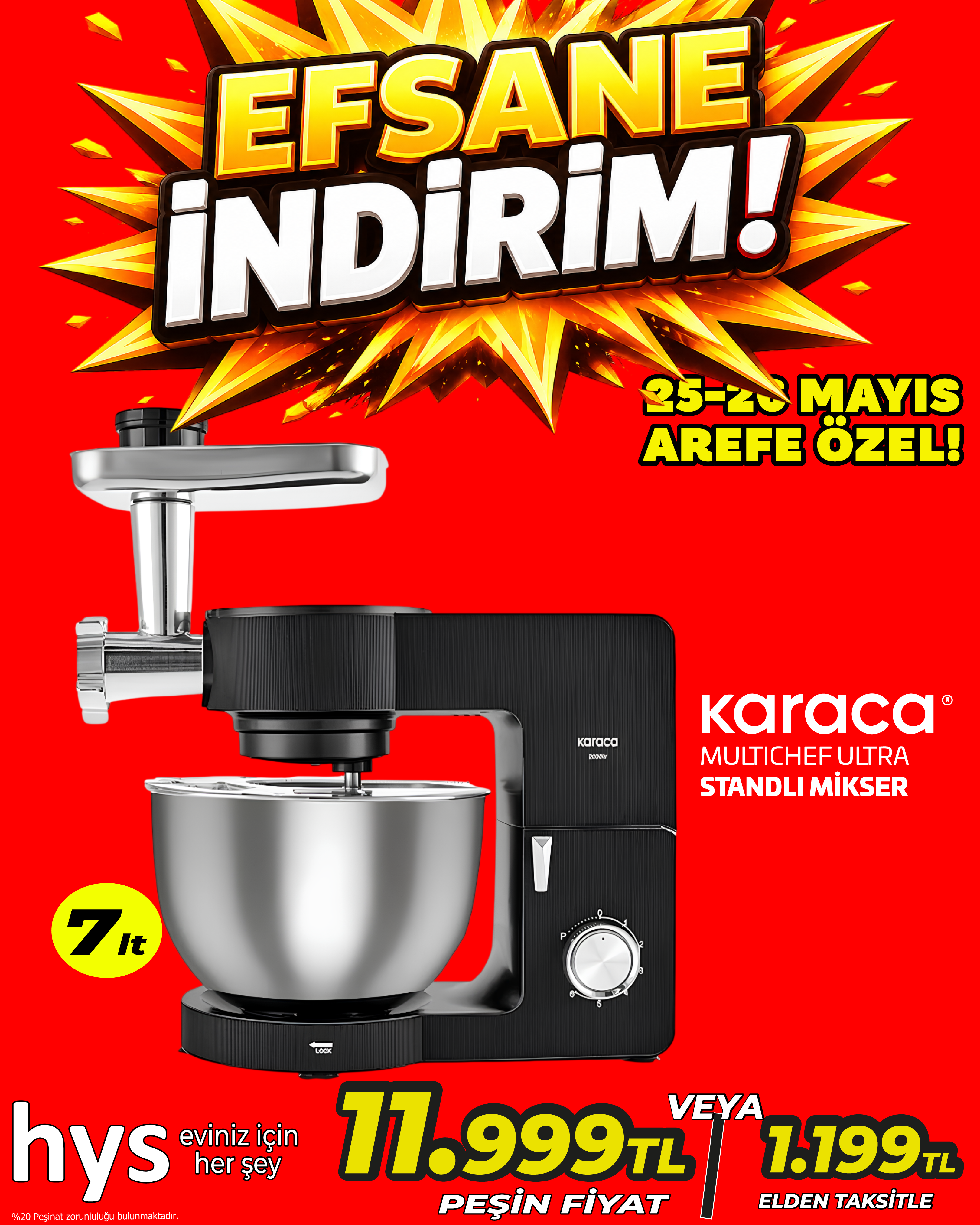 Karaca Multichef Ultra Standlı Mikser Ürün ana görseli