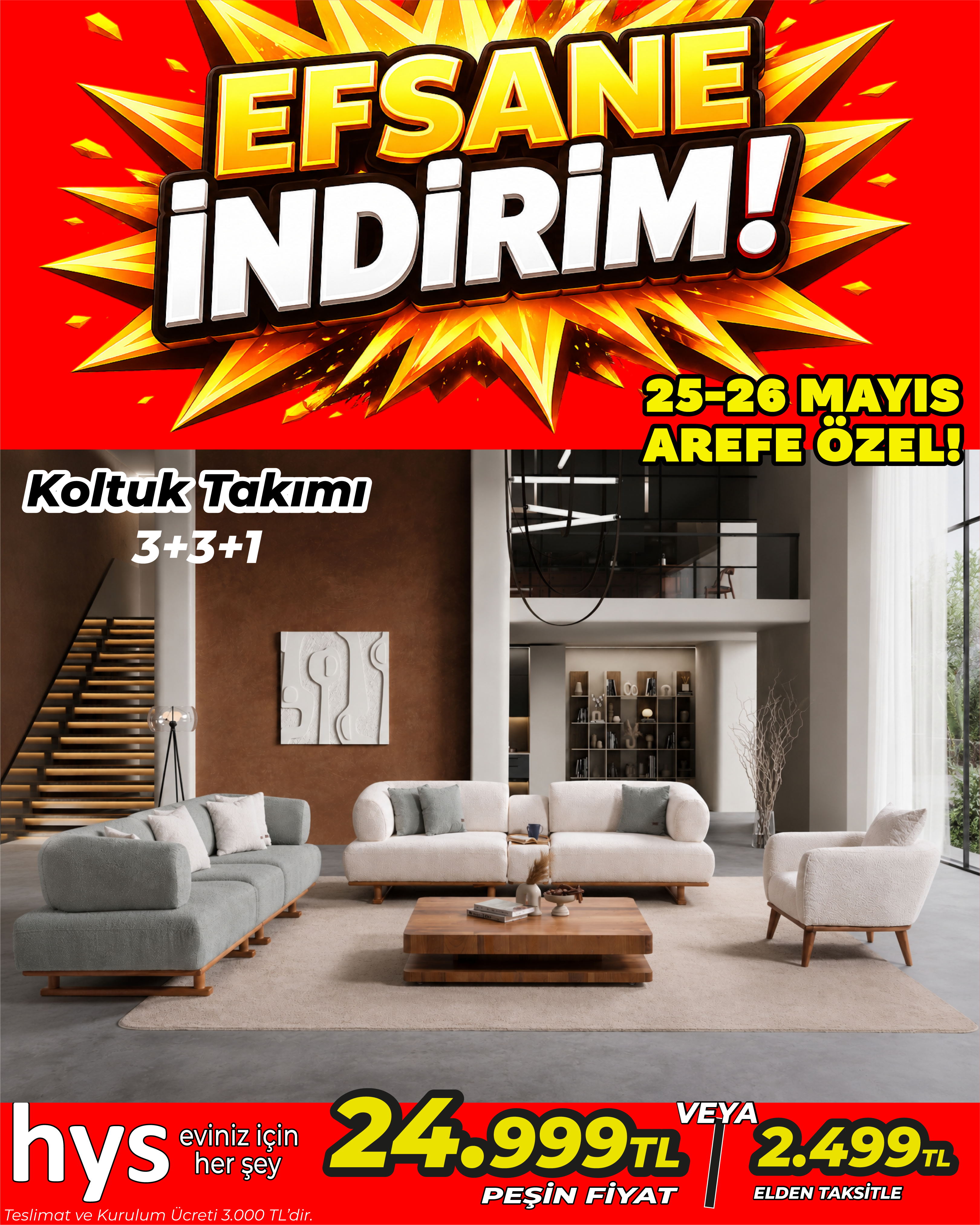 Koltuk Takımı 3+3+1 Ürün ana görseli