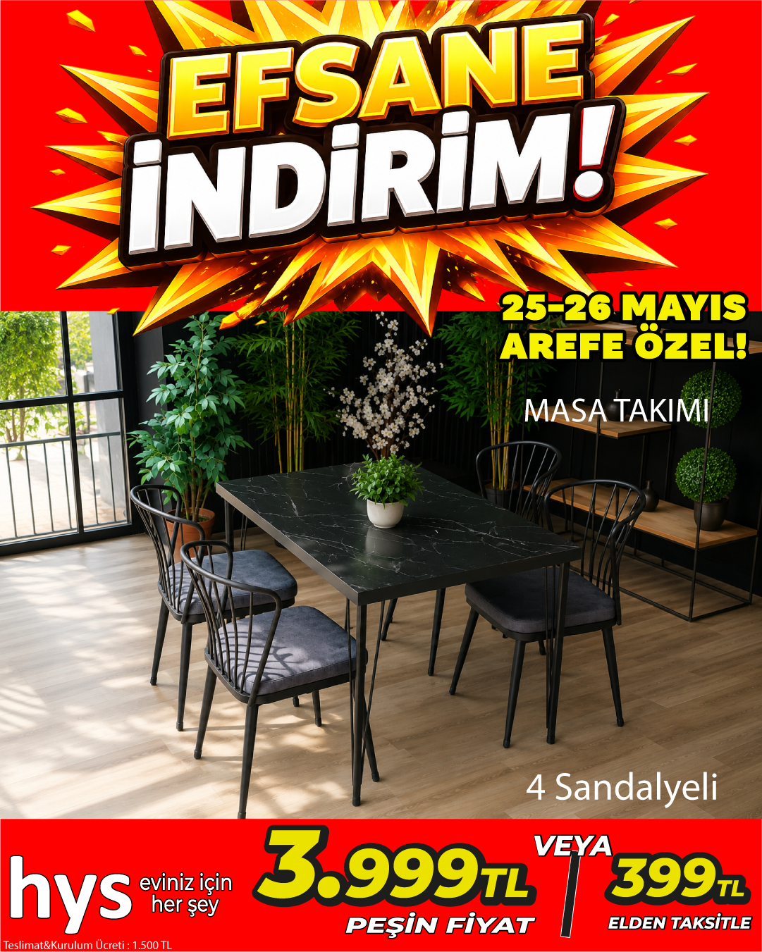Masa Takımı Ürün ana görseli