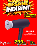 Philips BHD340 Saç Kurutma Makinesi