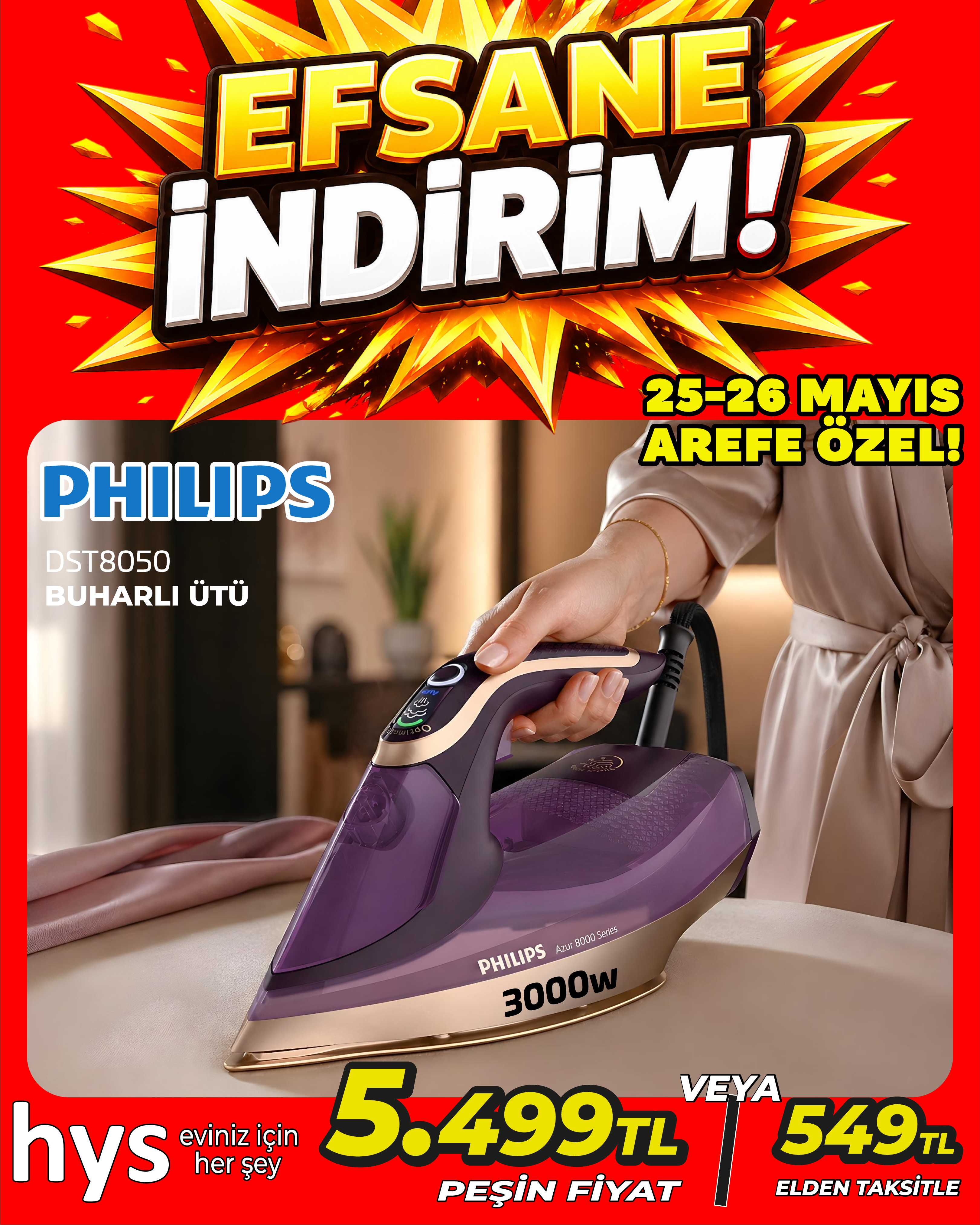 Philips DST8050 Buharlı Ütü Ürün ana görseli