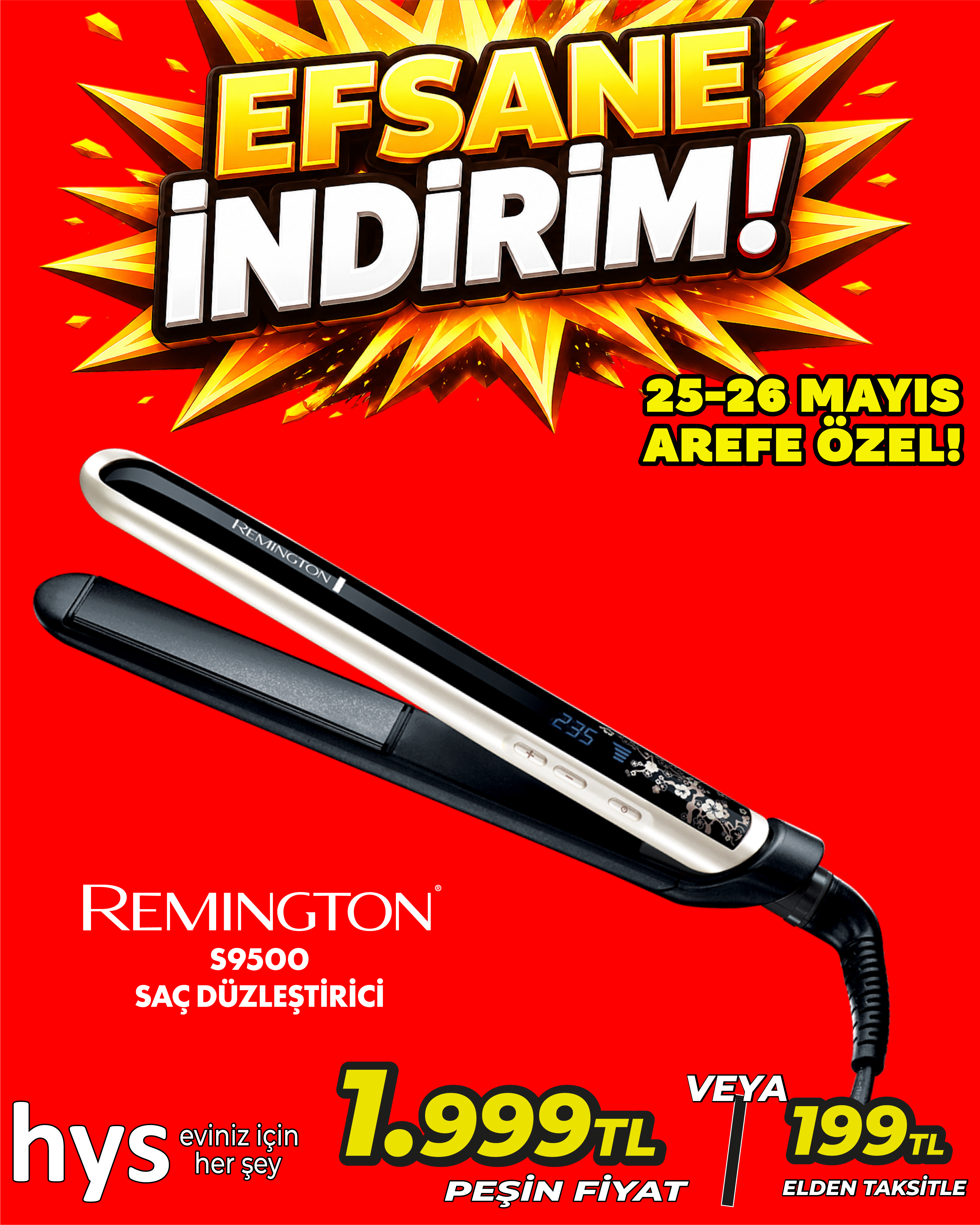 Remington S9500 Saç Düzleştirici