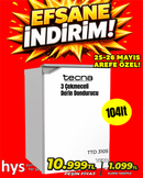 Tecna 3 Çekmeceli Derin Dondurucu