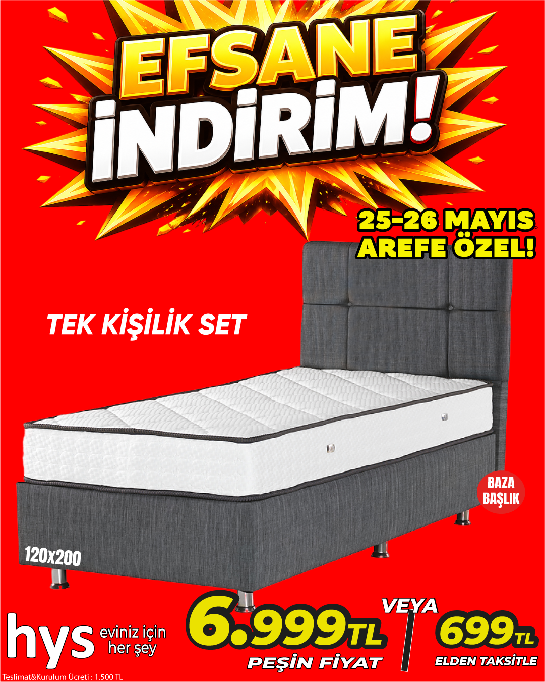 Tek Kişilik Set
