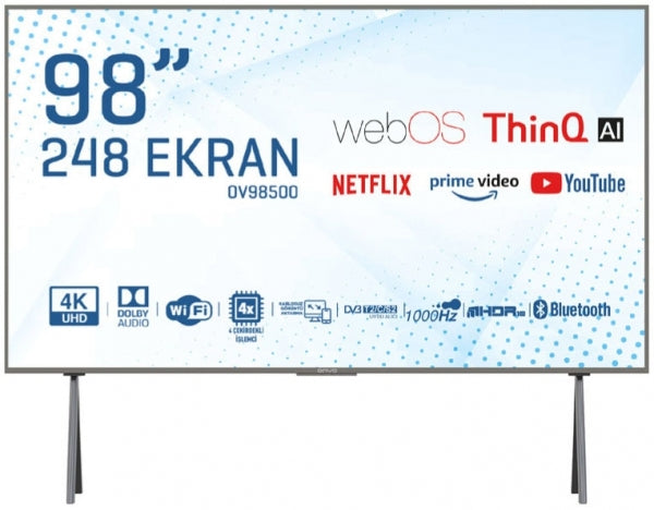 Onvo OV98500 98" 4K Ultra HD webOS Smart LED TV