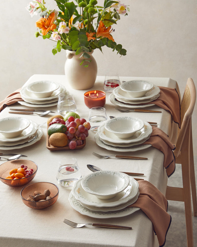 English Home 24 Parça 6 Kişilik Porselen Yemek Takımı