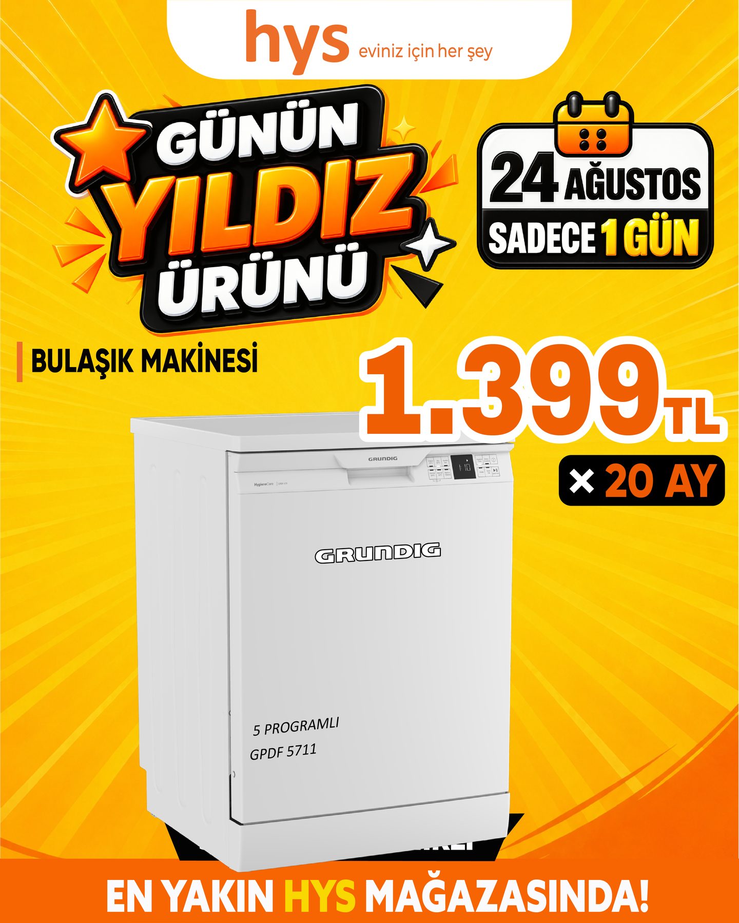 Grundig Bulaşık Makinesi Ürün ana görseli