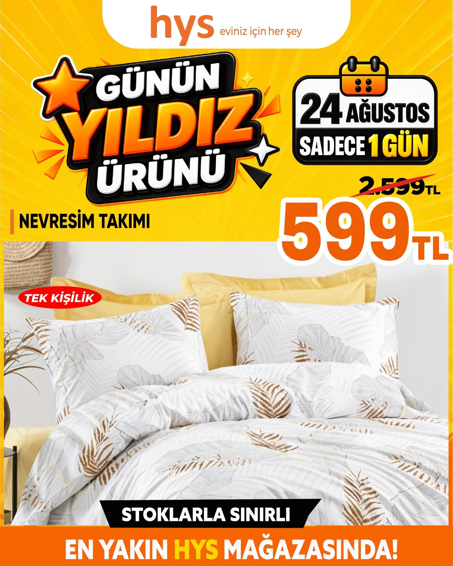 Nevresim Takımı Tek Kişilik Ürün ana görseli