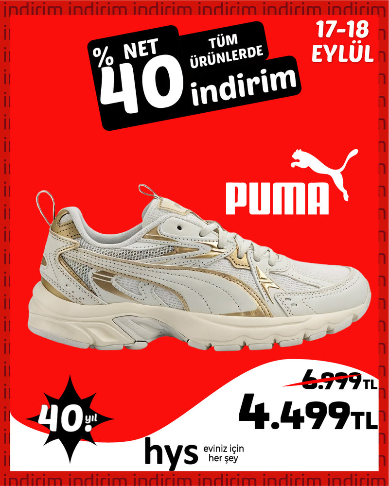 Puma Beyaz - Gold Spor Ayakkabı