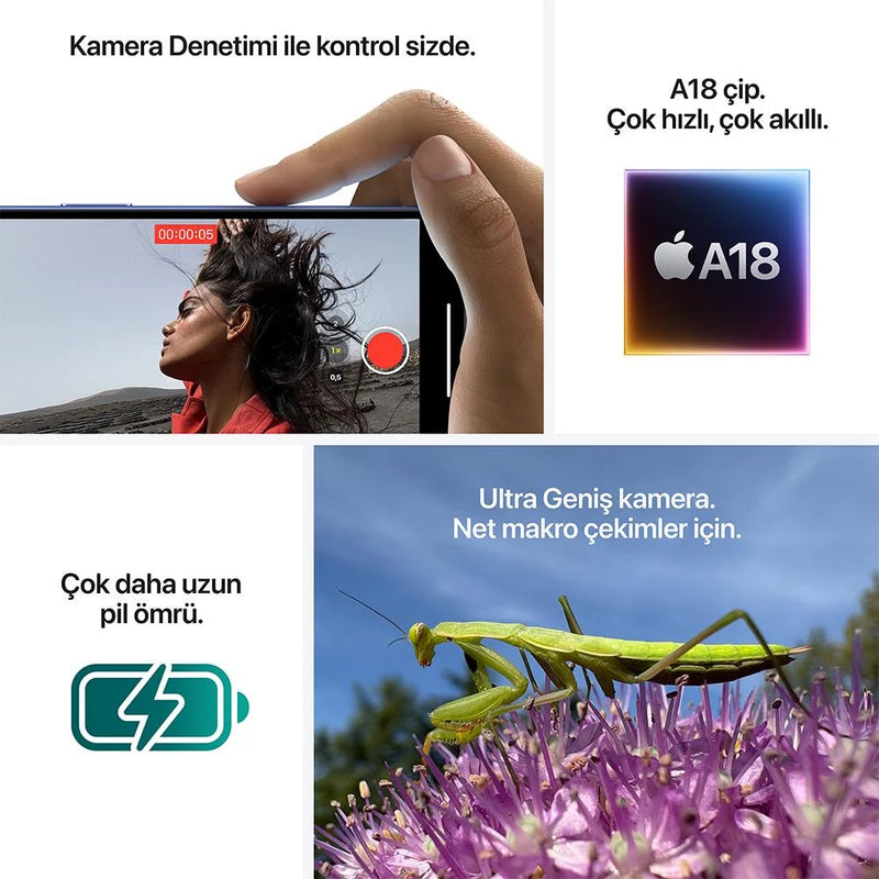 iPhone 16 128 GB Akıllı Cep Telefonu