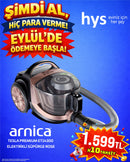 Arnica ET14300 Toz Torbasız Elektrikli Süpürge