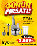 Fakir Mr Chef Quadro Blender Seti