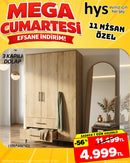 3 Kapılı Dolap ürün görseli