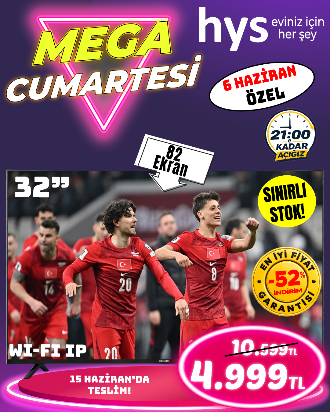 32 İnç Hi-Fi IP Tv