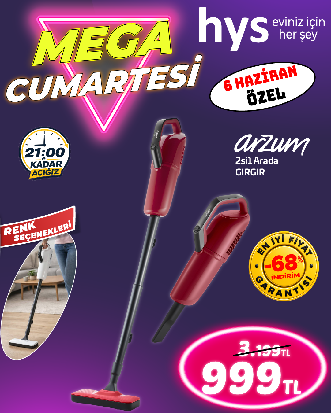 Arzum 2Si 1 Arada Girgir Ürün ana görseli