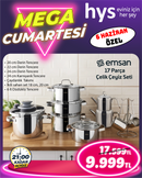 Emsan 17 Parça Çelik Çeyiz Seti