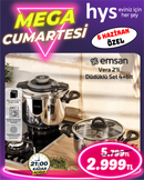 Emsan Vera 2'li Düdüklü Set 4 6 Lt