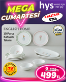 English Home 10 Parça Kahvaltı Takımı