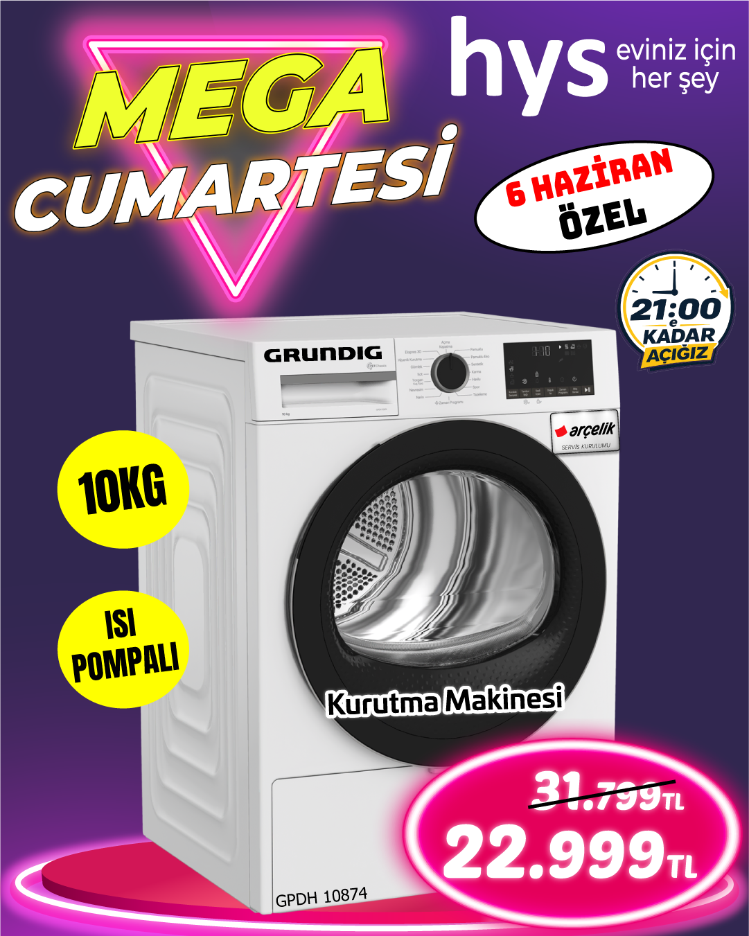Grundig Kurutma Makinesi