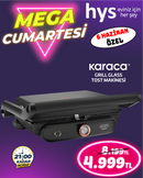 Karaca Grill Glass Tost Makinesi