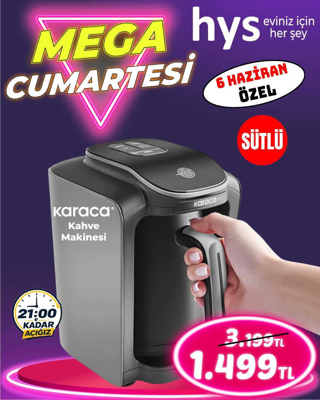 Karaca Sütlü Kahve Makinesi Ürün ana görseli