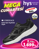 Lumberjack Kadın Spor Ayakkabı Siyah