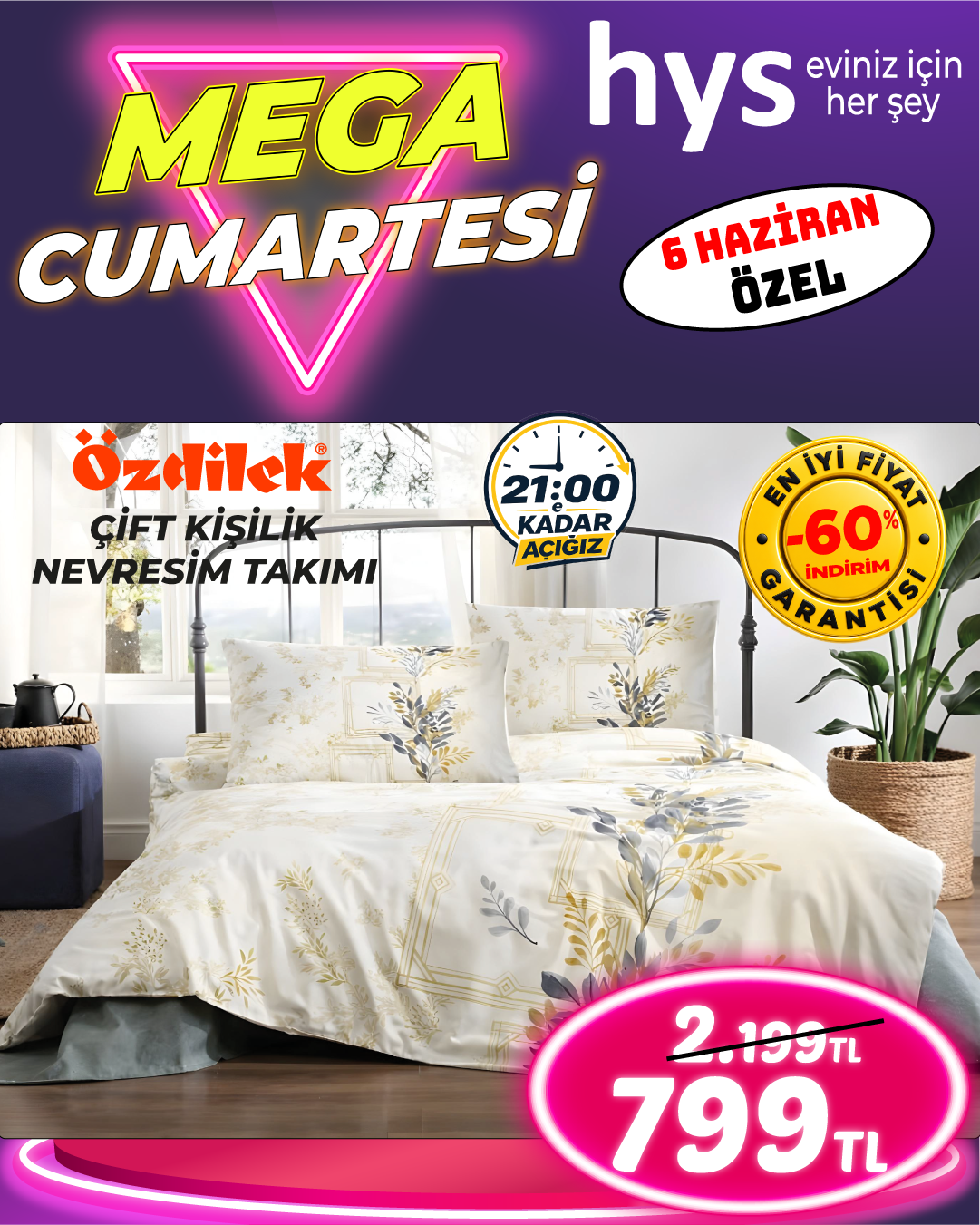 Ozdilek Çift Kişilik Nevresim Takımı