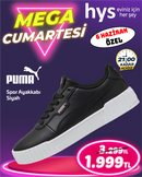 Puma Spor Ayakkabı Siyah
