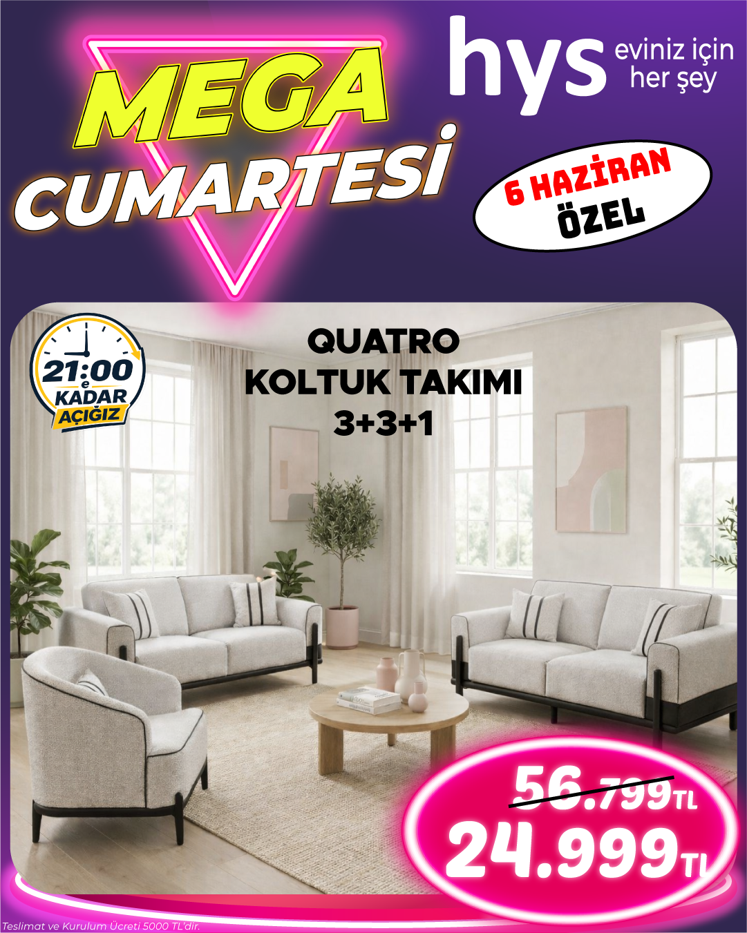 Quatro Koltuk Takımı 3 3 1