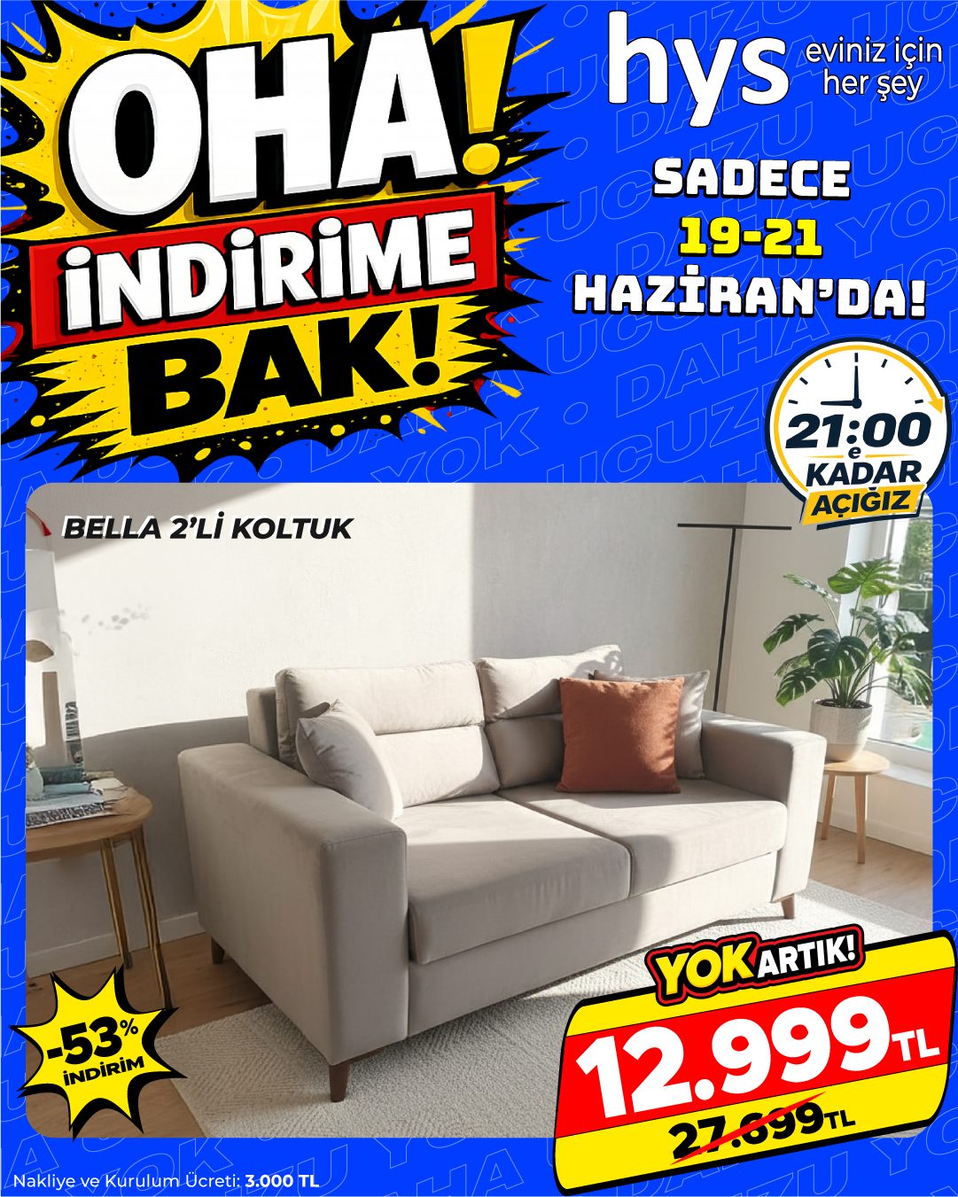 Bella 2'li Koltuk Ürün ana görseli